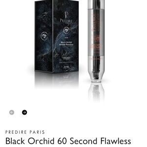 Black Orchid 60 Second Flawless Wrinkle Remover.  

Three boxes for 150 dollars